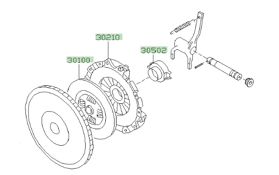 Exedy Standard Replacement Clutch Kit - 5 Speed - Image 3